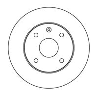 NF PARTS stabdžių diskas NF1699048